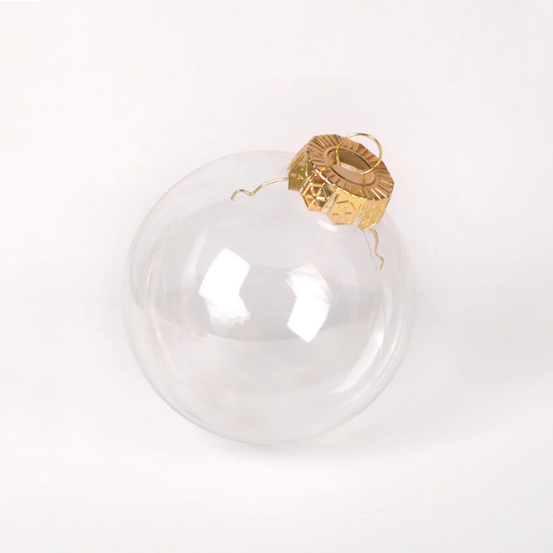 Wholesale Christmas Decoration Transparent Plastic Christmas Balls